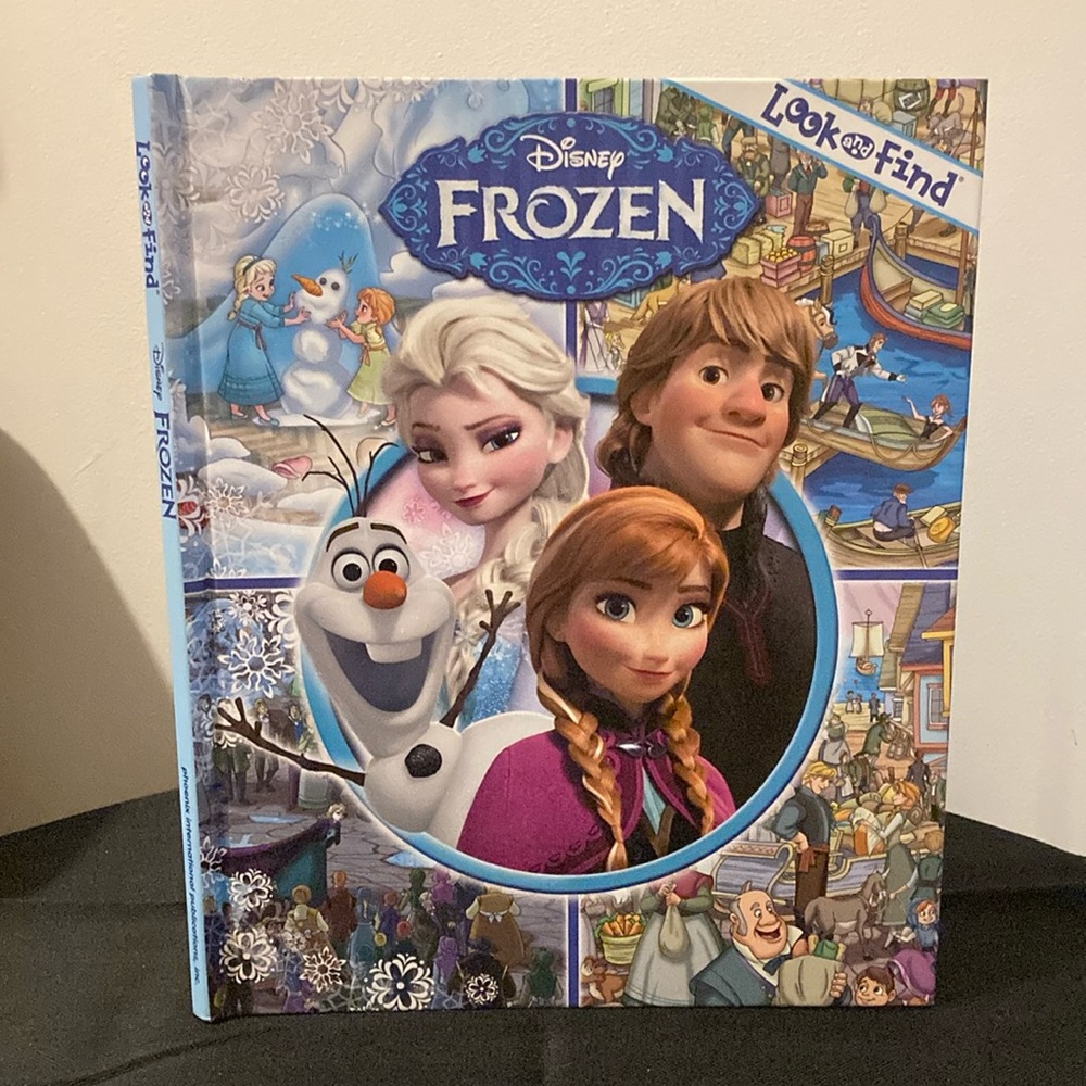 Disney Frozen Elsa, Anna, Olaf, and More Look and find activity book